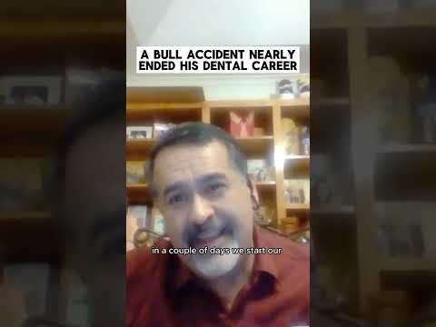 A Bull Accident Nearly Ended His Dental Career #dentistry #podcast