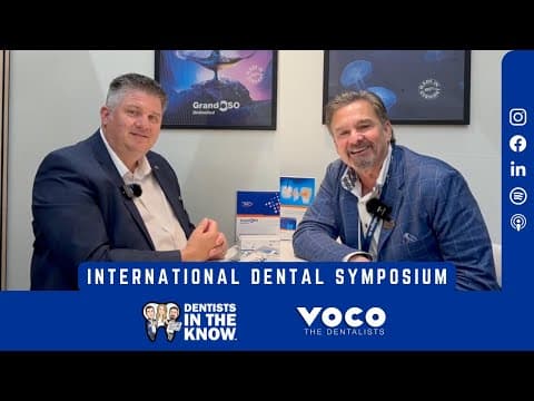 New Dental Products with Leif Ebert from VOCO at the International Dental Symposium