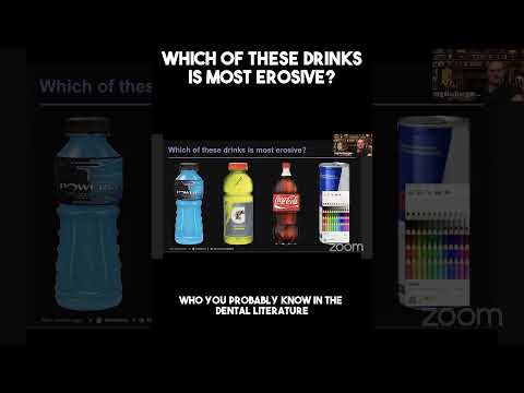What drink is the most erosive to teeth? SHOCKING answer! #dentistry