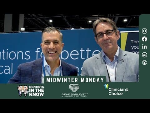 Peter Alport of Clinician’s Choice at Chicago Midwinter with the DINKs