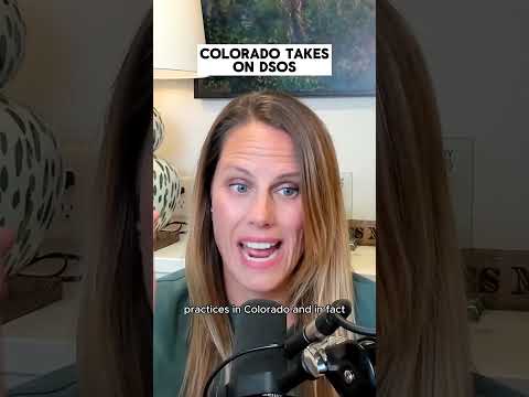 Colorado Takes on DSOs #dentistry #podcast