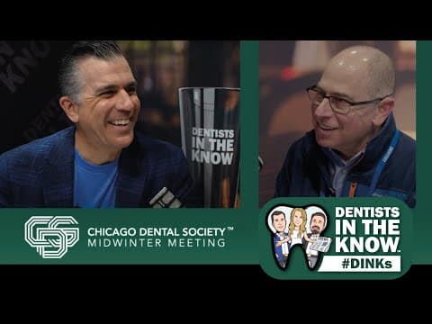 Dr. Fred Peck at Chicago Midwinter Dental Society Midwinter Meeting 2024