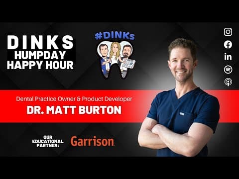 Dental Product Development with Dr. Matthew Burton on Humpday Happy Hour™