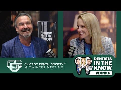 Dr. Jeff Horowitz and Dr. Jennifer Bell at Chicago Midwinter Dental Society Midwinter Meeting 2024
