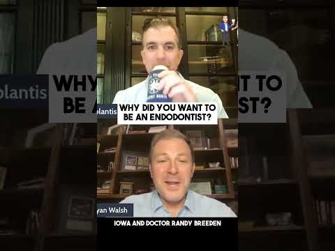 Why did you want to be an Endodontist? #dentistry #endodontics