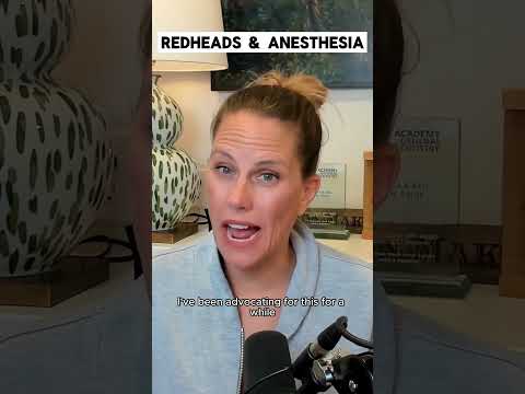 Redheads & Anesthesia