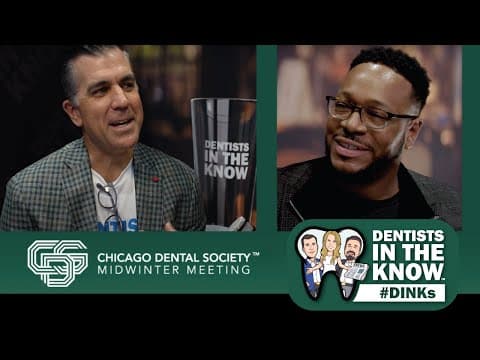 Branden Hill from Dental Nachos at Chicago Dental Society Midwinter Meeting 2024