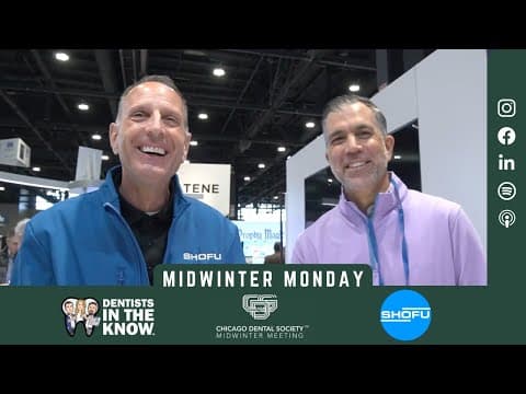 Mike Gainsburg from SHOFU at Chicago Midwinter with the DINKs